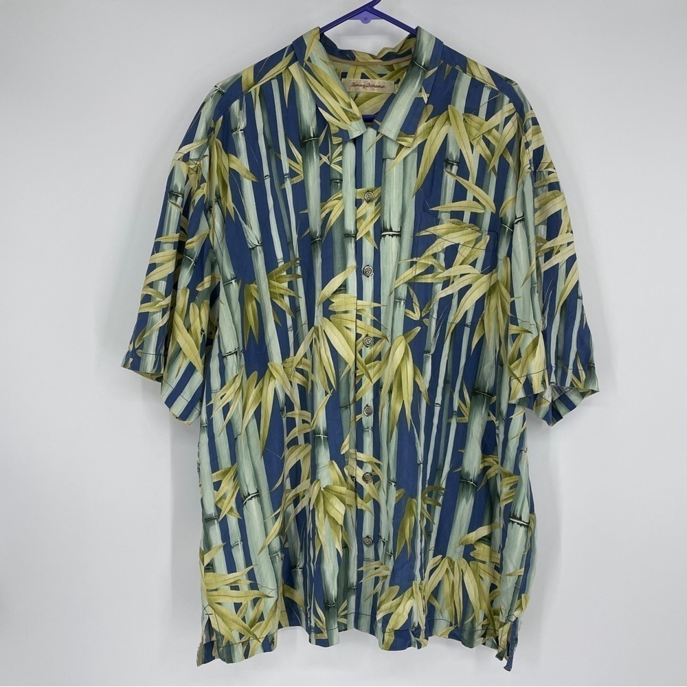 Silk Tommy Bahamas Print lead Shirt